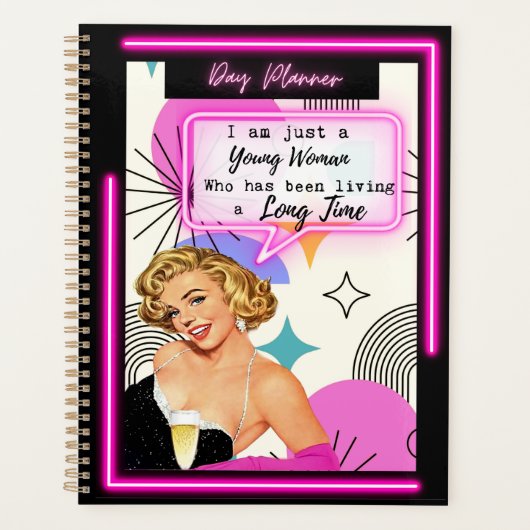Funny Day Planner/Journal For Women Sassy-Girl プランナー手帳 (正面)