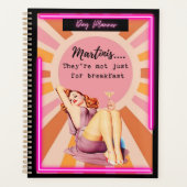 Funny Day Planner/Journal For Women Sassy-Martinis プランナー手帳 (正面)