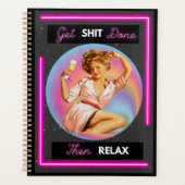 Funny Day Planner/Journal For Women Sassy-Relax プランナー手帳 (正面)