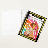 Funny Day Planner/Journal For Women Sassy-Wine プランナー手帳 (ディスプレー)