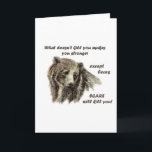 funny De Motivational Quoteくまの殺害 カード<br><div class="desc">funny De Motivational Quoteくまの殺害</div>
