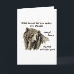 funny De Motivational Quoteくまの殺害 カード<br><div class="desc">funny De Motivational Quoteくまの殺害</div>