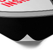 Funny Dead Inside Candy Sweet Heart Funny Valentin ポスター (角)