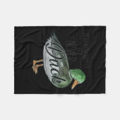 Funny Dear Autocorrect It's Never Duck  フリースブランケット (正面(横))