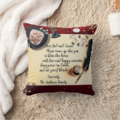 Funny "Dear God and Santa" Note and Quill Pen クッション (ブランケット)