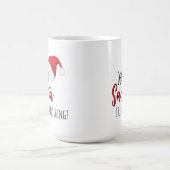 Funny Dear Santa (I Regret Nothing!) Customizable  コーヒーマグカップ (中央)