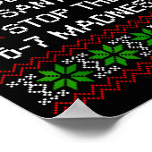 Funny Dear Santa Stop The 67 Madness Ugly Christma ポスター (角)