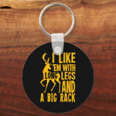 Funny Deer Hunting Quote Gift For Hunters  キーホルダー (正面)