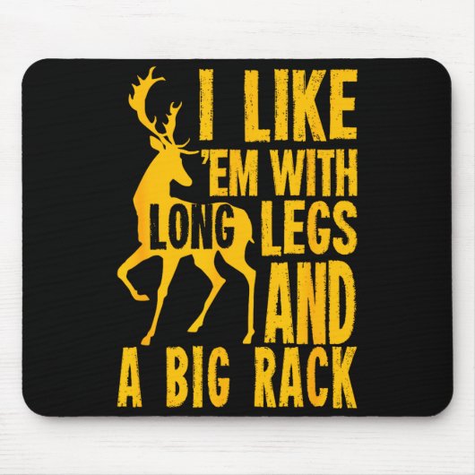 Funny Deer Hunting Quote Gift For Hunters  マウスパッド (正面)