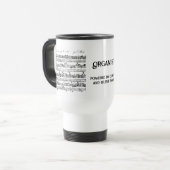 Funny definition of an organist mug トラベルマグ (正面左)