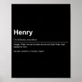 Funny Definition Quote For The Name Henry _  ポスター (正面)