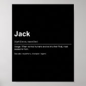 Funny Definition Quote For The Name Jack _  ポスター (正面)