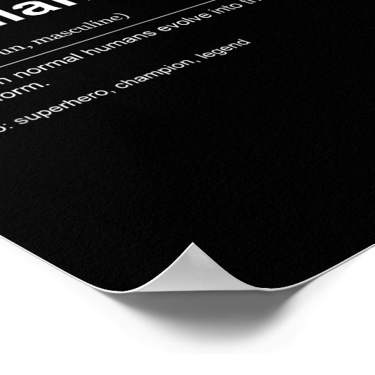 Funny Definition Quote For The Name Jeremiah _ ポスター (角)