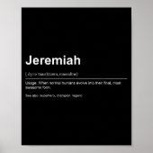 Funny Definition Quote For The Name Jeremiah _ ポスター (正面)