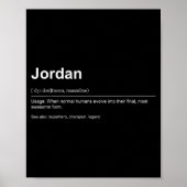 Funny Definition Quote For The Name Jordan _  ポスター (正面)