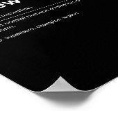 Funny Definition Quote For The Name Matthew _  ポスター (角)