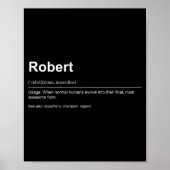 Funny Definition Quote For The Name Robert _  ポスター (正面)