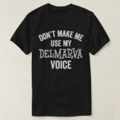 Funny Delmarva Delaware Maryland Virginia Accent S Tシャツ (デザイン正面)