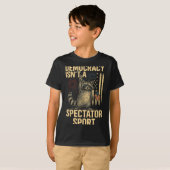 Funny Democracy Isn't A Spectator Srt  Tシャツ (正面フル)
