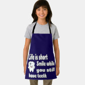 Funny Dental Quote エプロン (インサイチュ)