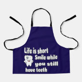 Funny Dental Quote エプロン (正面)