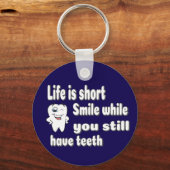 Funny Dental Quote キーホルダー (正面)