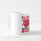 Funny Dental Quote Coffee Cup コーヒーマグカップ (正面左)