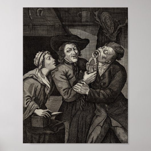 Funny Dentist Office Antique Dentistry ポスター (正面)