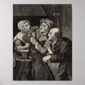 Funny Dentist Office Antique Dentistry Poster ポスター (正面)