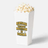 Funny Desi Food Quote Tee フェイバーボックス (はじけた状態)