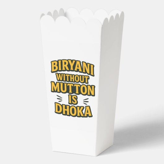 Funny Desi Food Quote Tee フェイバーボックス (正面)