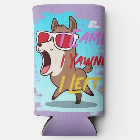 funny design スリム缶クーラー (正面)