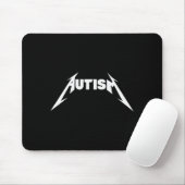 Funny Design Autism Skeleton Meme Metal Rock For M マウスパッド (マウス)