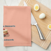Funny Dessert Kitchen Towel キッチンタオル (四つ折り)