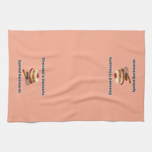 Funny Dessert Kitchen Towel キッチンタオル (横)