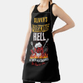 Funny Devil Chef Forking Hell Kitchen Nightmares エプロン (インサイチュ)