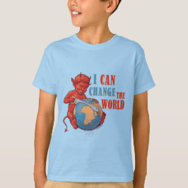 Funny Devil Kid “I Can Change the World” Tシャツ