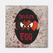 Funny Deviled Egg  マグネット (正面)