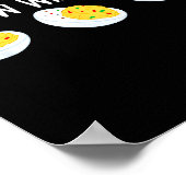 Funny Deviled Eggs You Know Why I'm Here Tee Uni-a ポスター (角)
