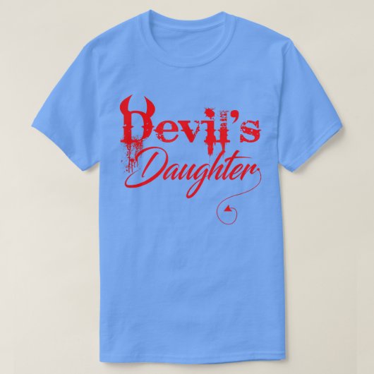 Funny Devil's DaughterHalloween Costume Horror 128 Tシャツ (デザイン正面)