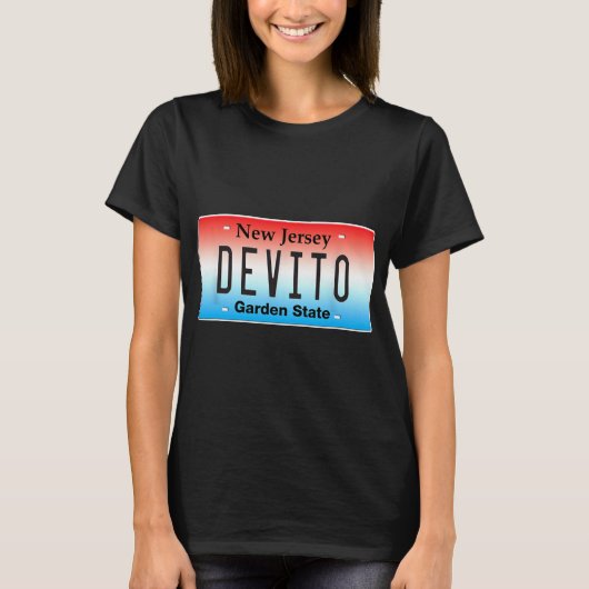 Funny Devito New Jersey Italian American Nj Cutlet Tシャツ (正面)