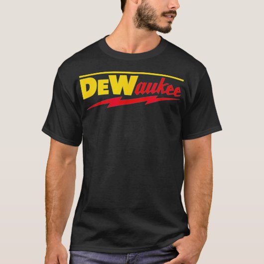 Funny DeWaukee Power Tool Brand Tシャツ (正面)