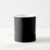 Funny Dia De Los Muertos Sugar Skull Seis Siete 67 コーヒーマグカップ (中央)