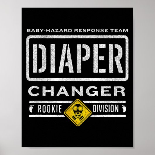 Funny Diaper Changer Duty - Expecting Baby New Dad ポスター (正面)