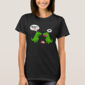 Funny Did You Eat Santa Dinosaur Tシャツ (正面)