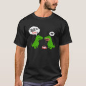 Funny Did You Eat Santa Dinosaur Tシャツ (正面)