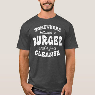 Funny Diet Burger and a Juice Cleanse Funny Hambur Tシャツ