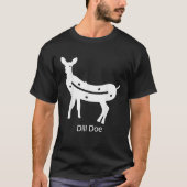 Funny dill doe reindeer pickles naughty Dill Doe D Tシャツ (正面)