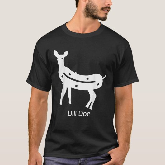 Funny dill doe reindeer pickles naughty Dill Doe D Tシャツ (正面)