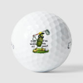 Funny Dill Meme Golf Balls - Gag Gift For Men ゴルフボール (正面)